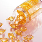 30pcs Hair Care Vitamin Capsules Rose, Lily Extract Hair Treatment Oil Repair Damag.