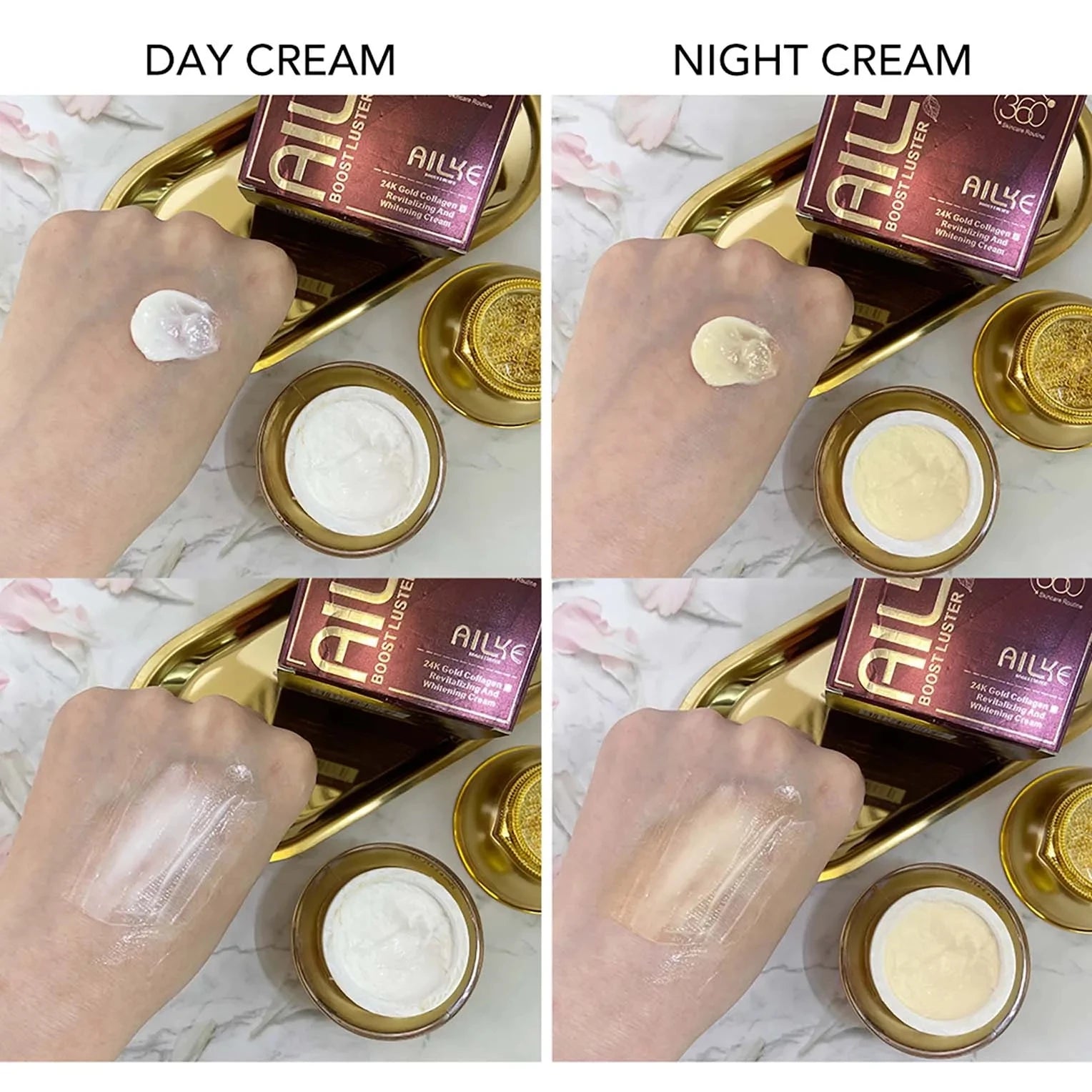 AILKE 24K Collagen Facial Whitening Set,