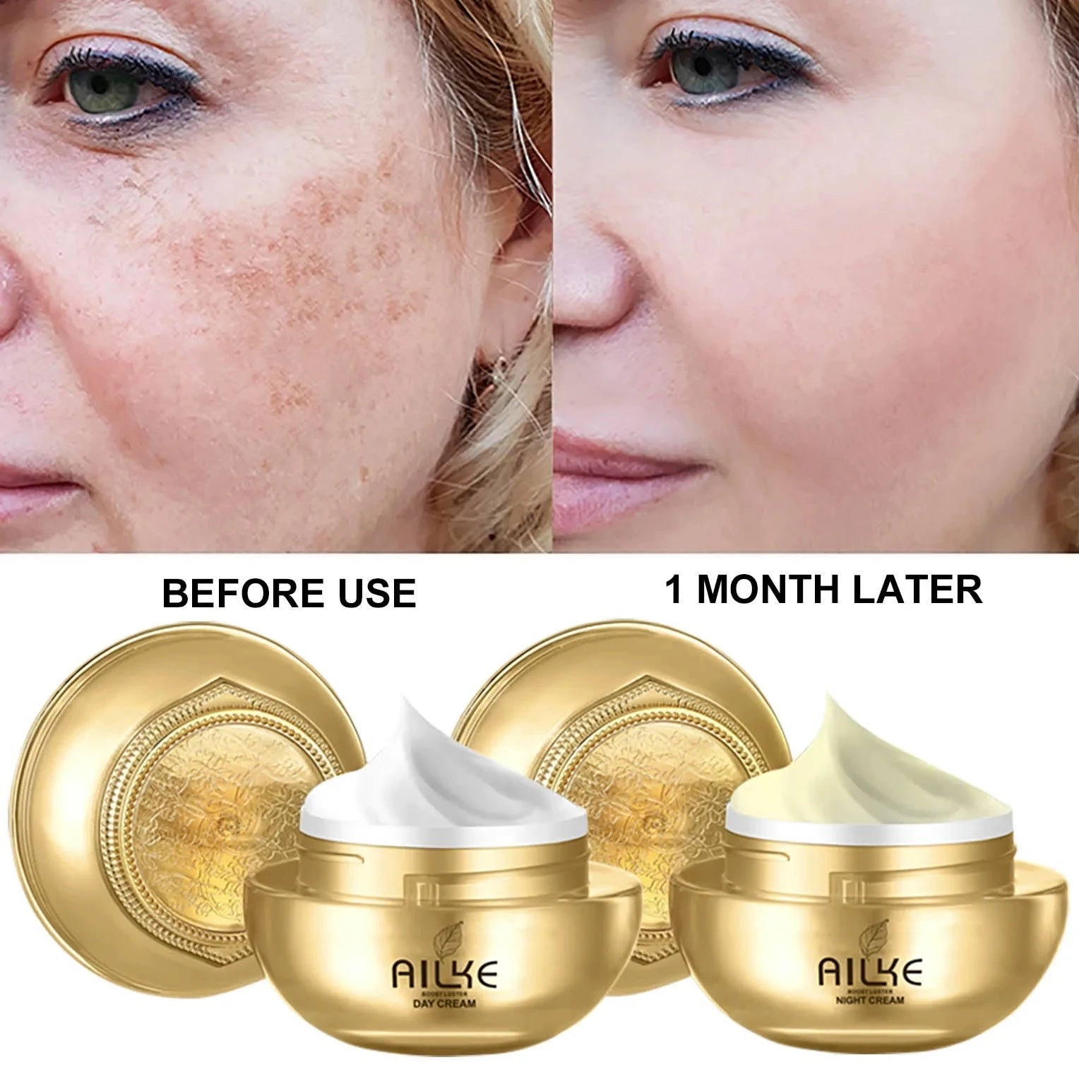 AILKE 24K Collagen Facial Whitening Set,