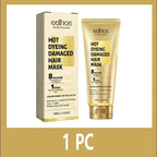 Keratin Hair Mask Professional Repair Damaged Dry Frizy Hair Anti Rolling 5s Magical Smooth Shiny Hair Care Moisturizing Cream