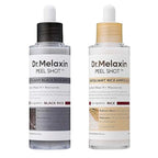 Dr. Melaxin Rice Exfoliating Serum & Facial Care Kit - Moisturizing Stick, Anti-Wrinkle Eye Cream Cleanser Skincare