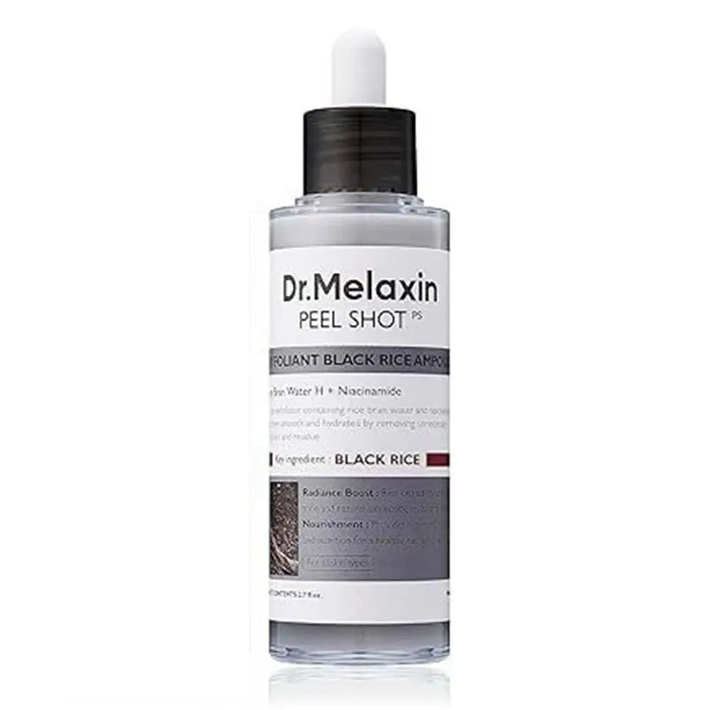 Dr. Melaxin Rice Exfoliating Serum & Facial Care Kit - Moisturizing Stick, Anti-Wrinkle Eye Cream Cleanser Skincare