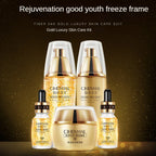 24K Gold Nicotinamide Skin Care Set Hyaluronic Acid Moisturizing Skin Face Cream Essence Toner Lotion Facial Exquisite Gift Box