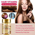 Magic Hair Vitamin Capsule Keratin Oil Fast Restore Hair Soft Smooth Shiny Deep Moisturizer Frizzy Dry Scalp Hair Care Products