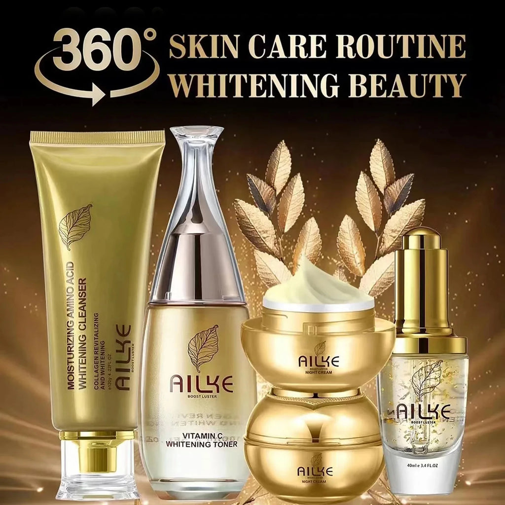 AILKE 24K Collagen Facial Whitening Set,