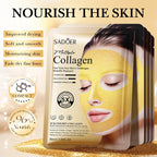 SADOER 24k Golden Collagen Facial Masks Anti Wrinkle Firming Moisturizing Anti-Aging Face Mask Beauty Facial Skin Care Products