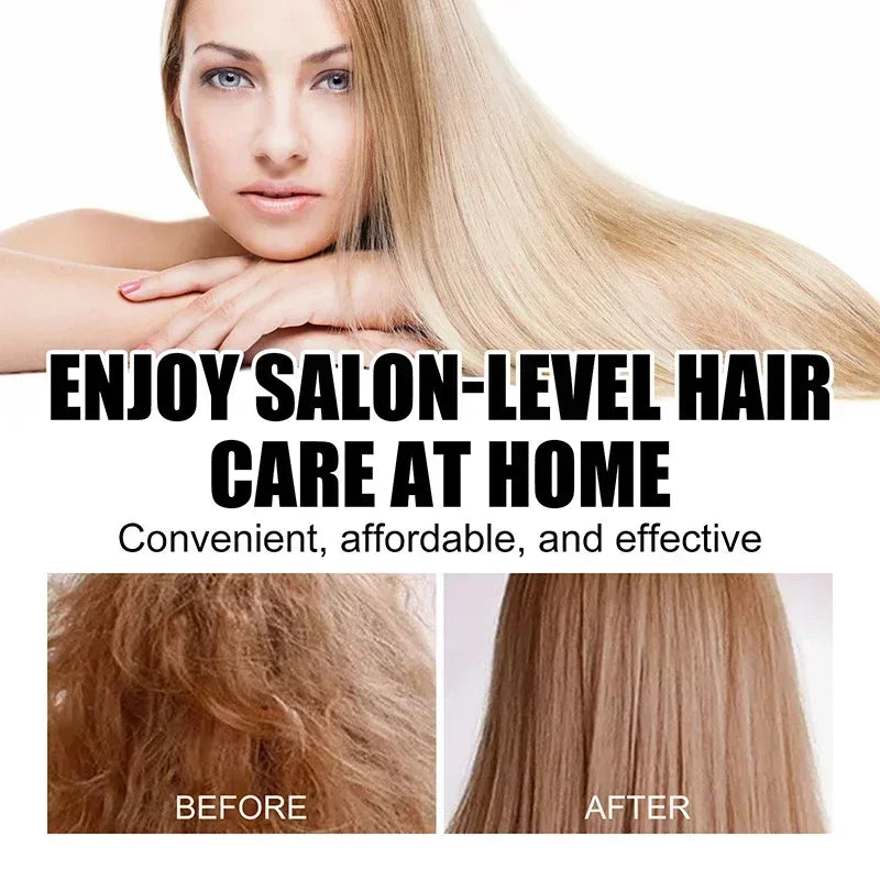 Keratin Hair Mask Professional Repair Damaged Dry Frizy Hair Anti Rolling 5s Magical Smooth Shiny Hair Care Moisturizing Cream