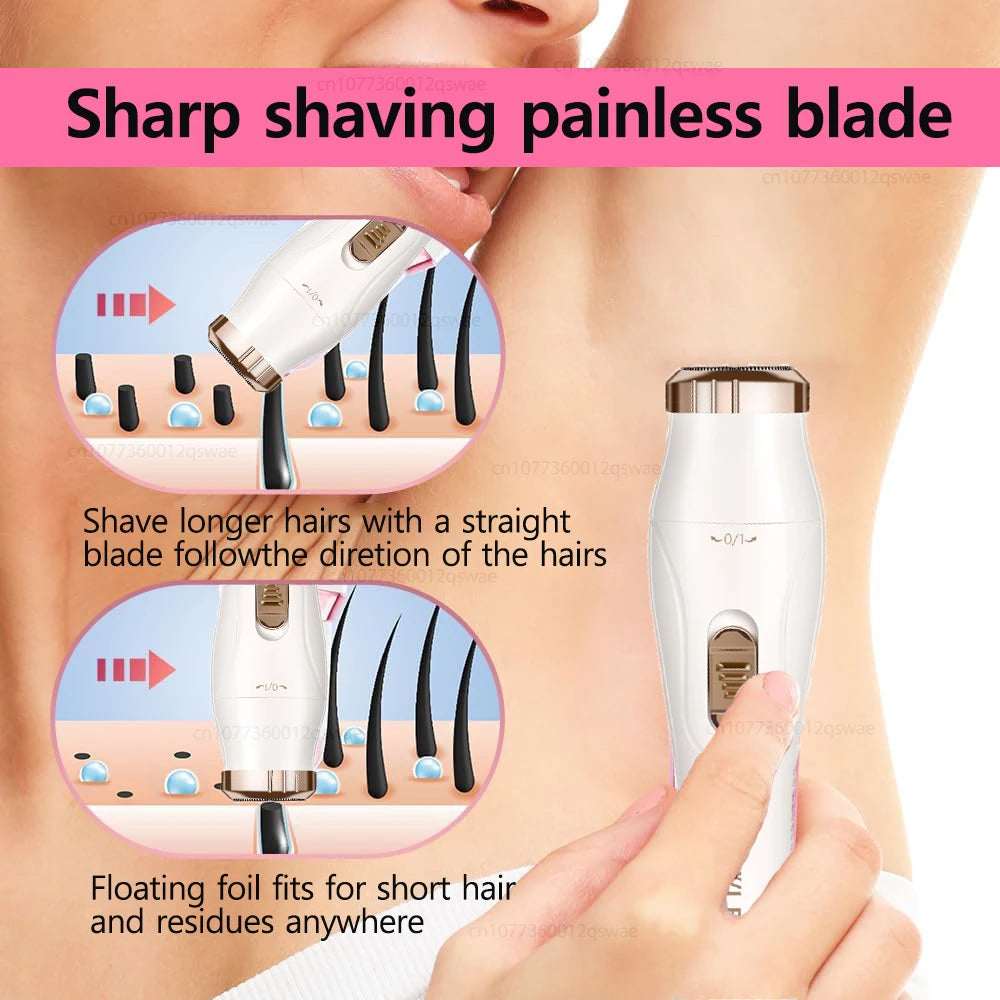 Electric Shaver for Women Female Razor Bikini Trimmer